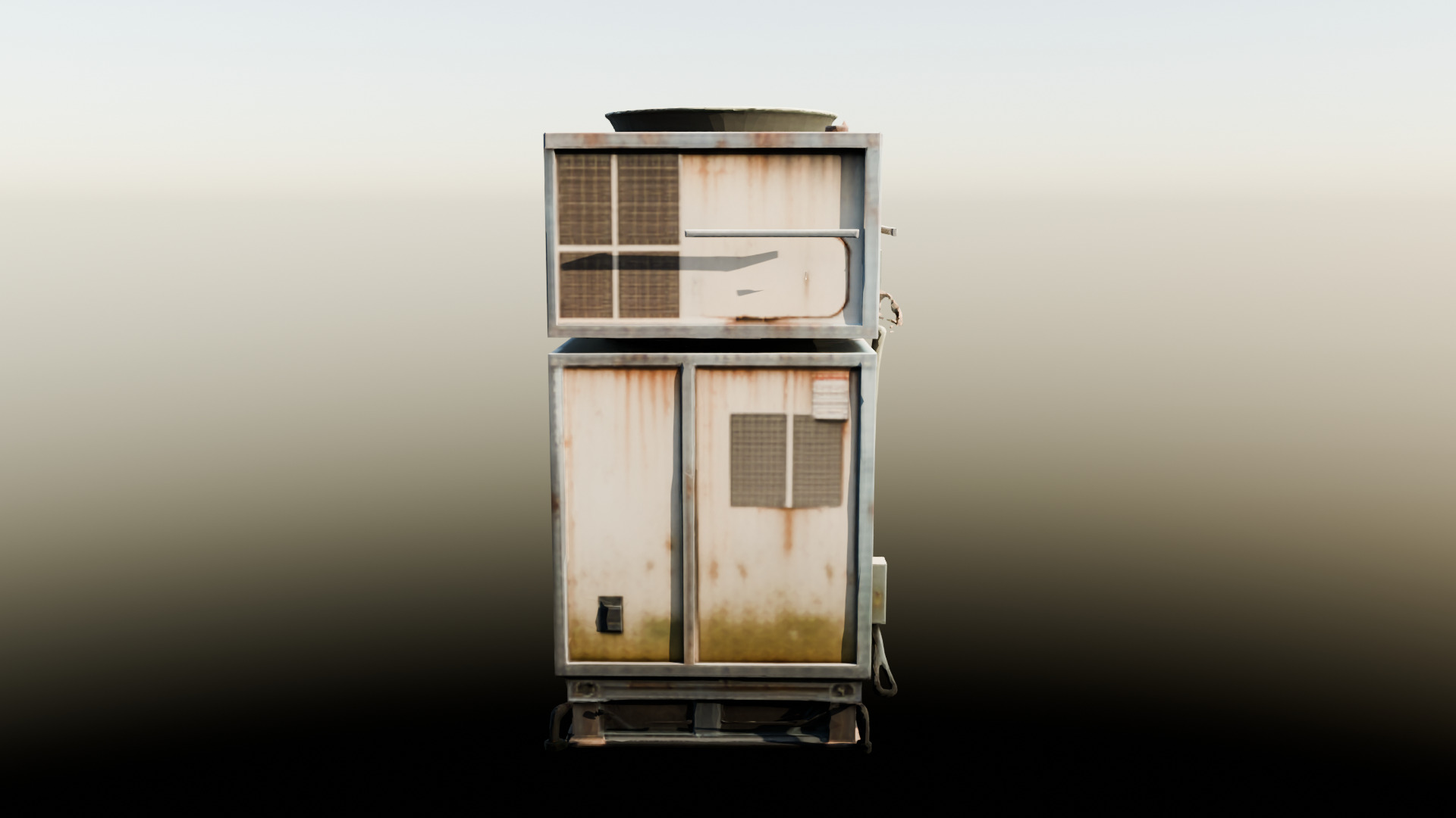 Street air conditioning 3D model_1