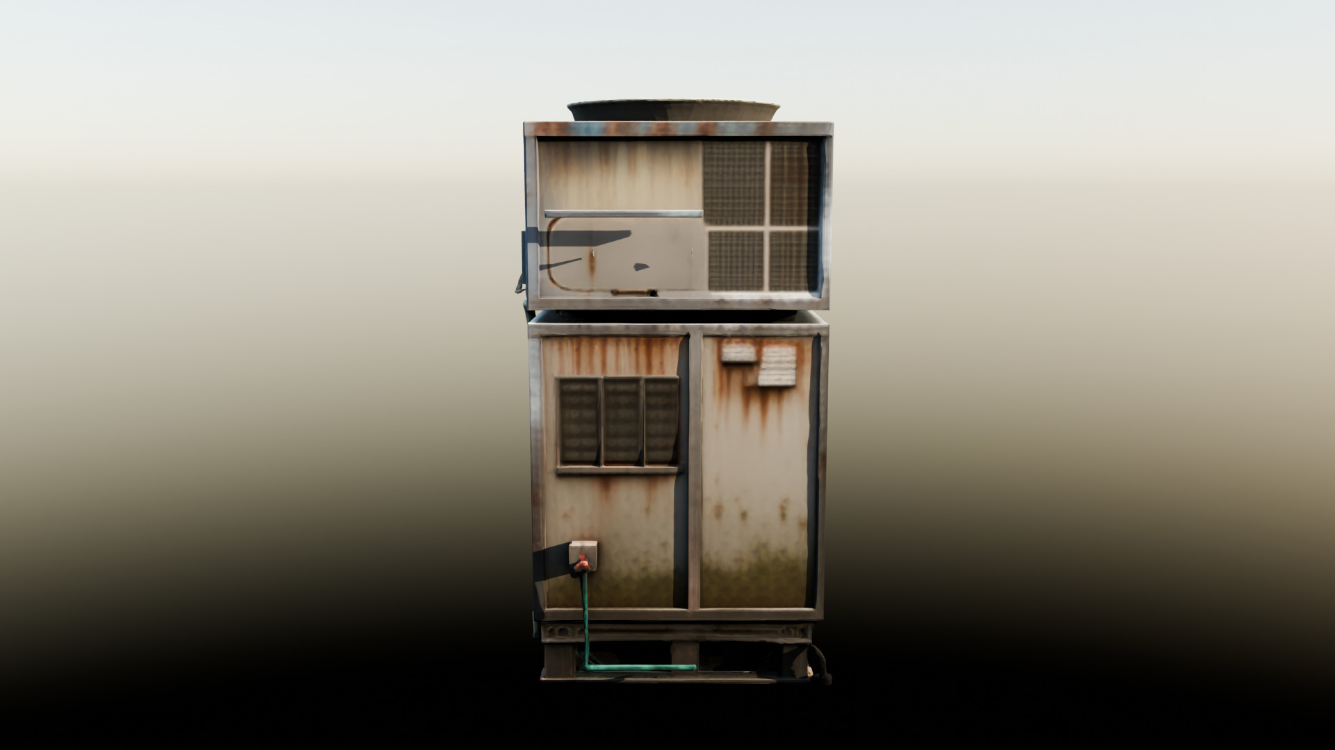 Street air conditioning 3D model_6