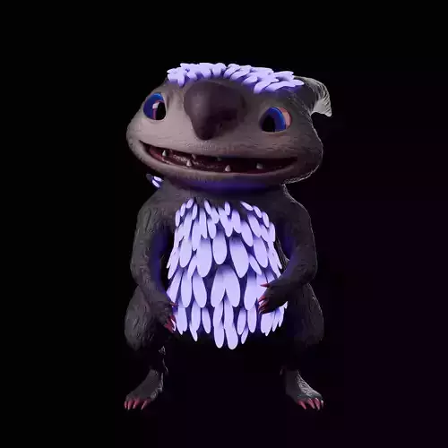Cute creature sculpting Free 3D model
