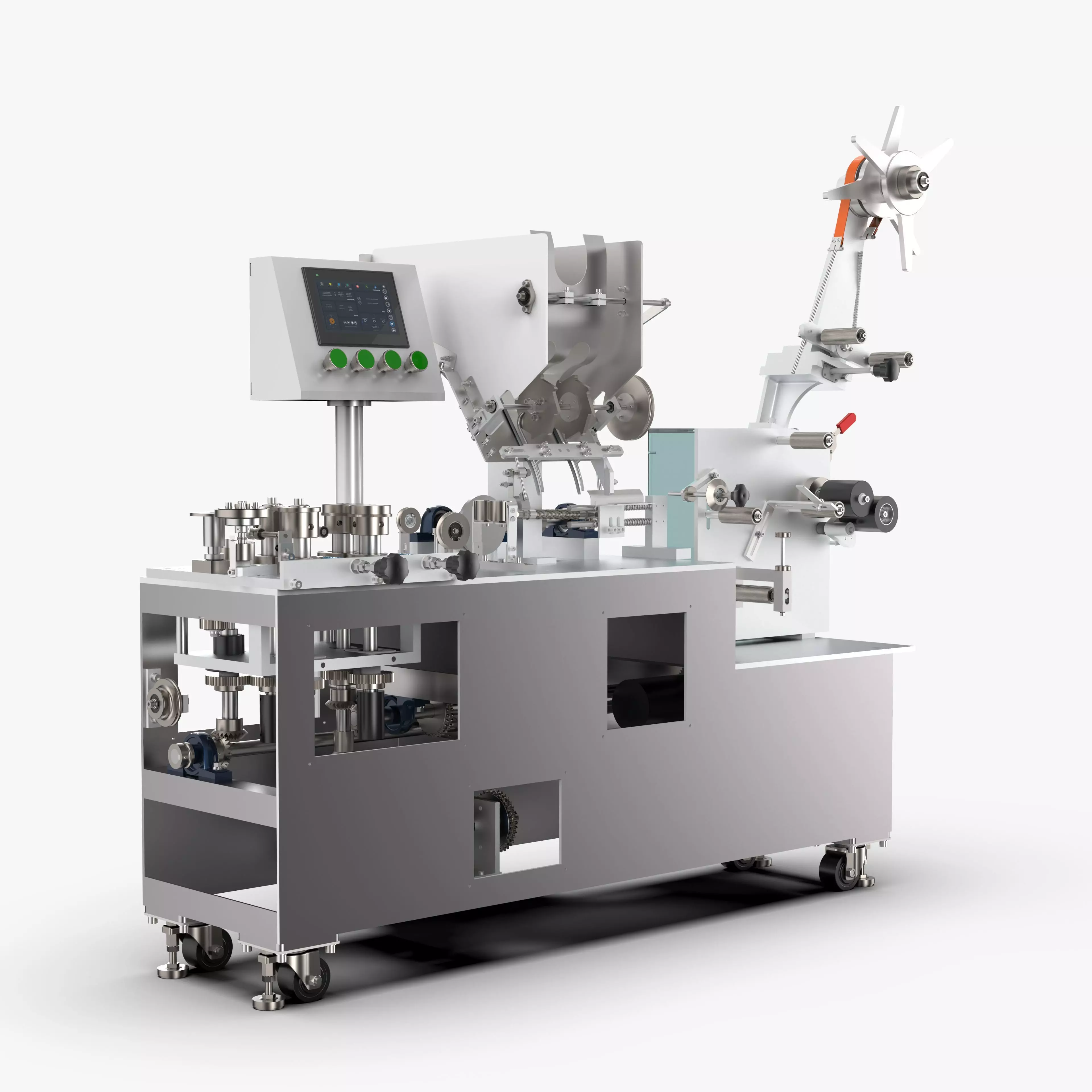 Chopsticks Straw Packing Machine 3D model_0