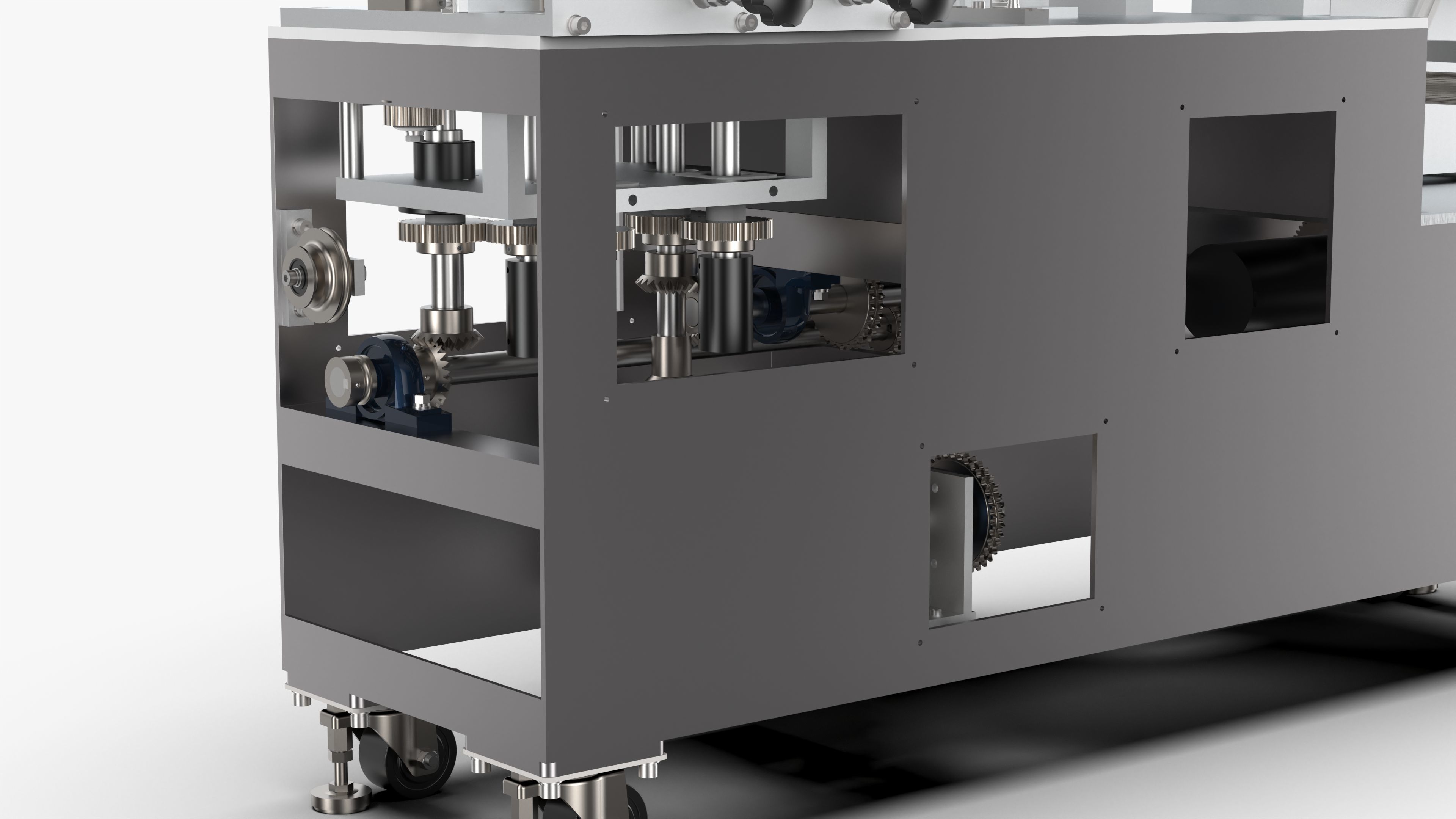 Chopsticks Straw Packing Machine 3D model_10