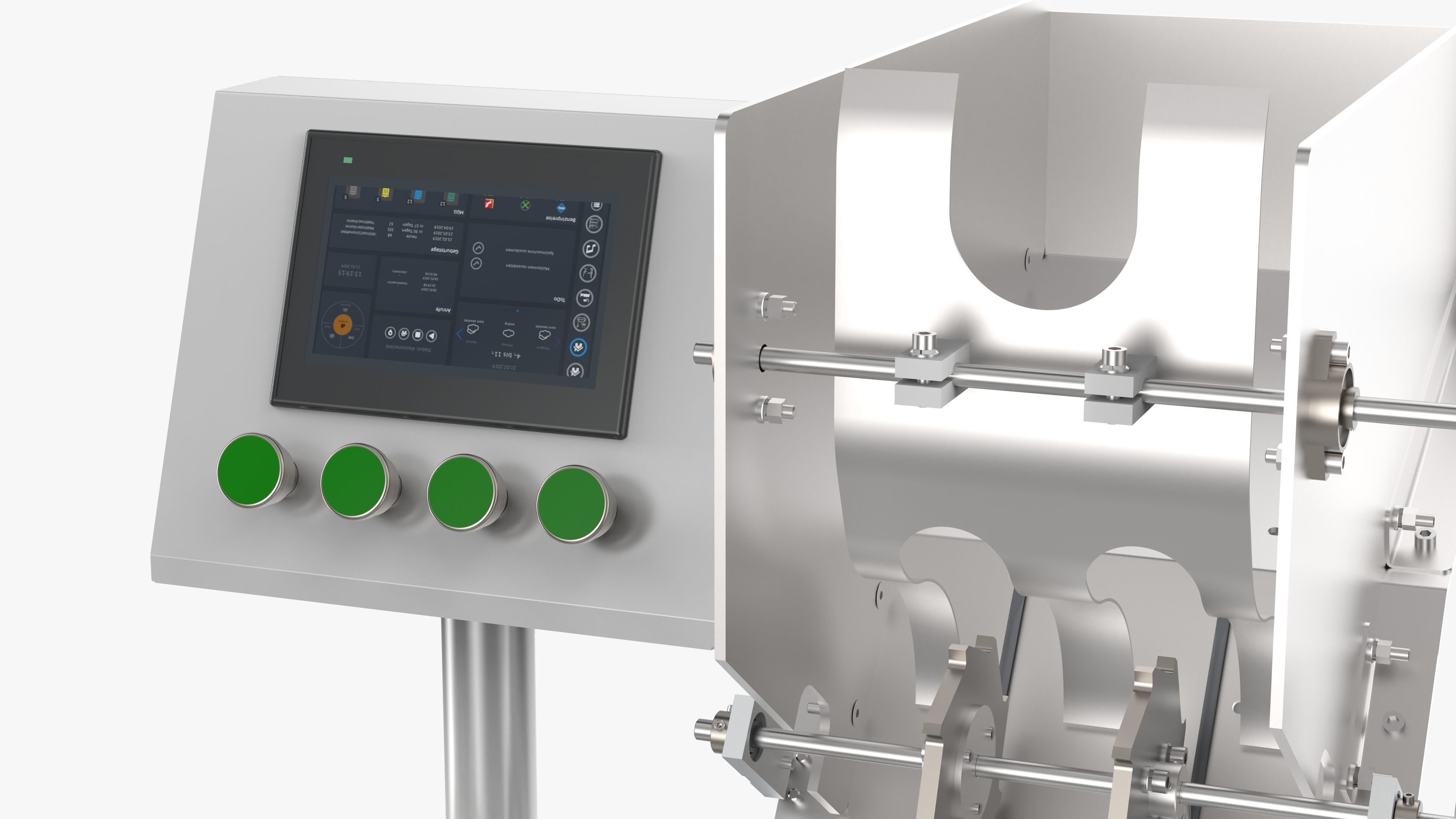 Chopsticks Straw Packing Machine 3D model_12