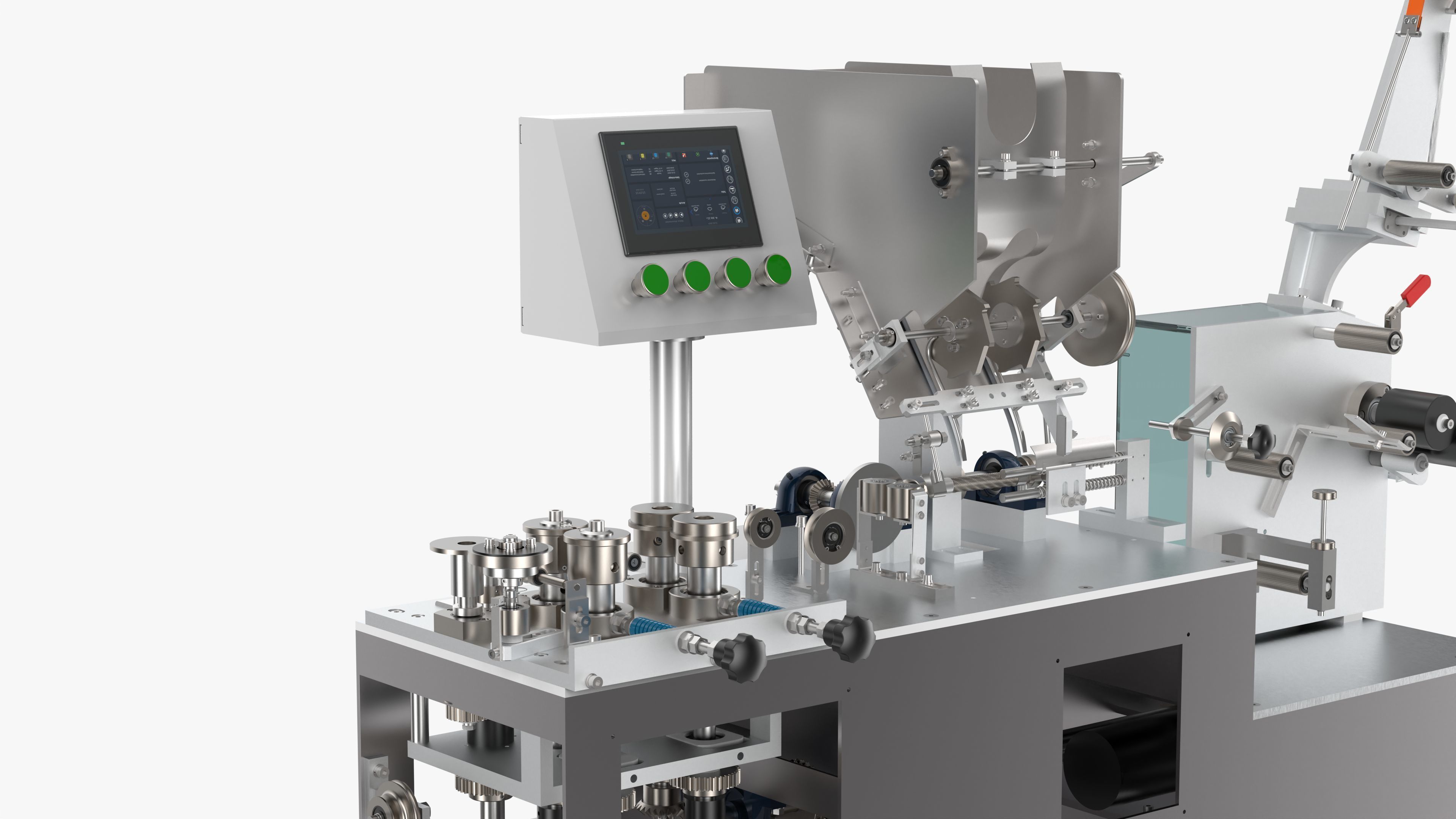 Chopsticks Straw Packing Machine 3D model_9