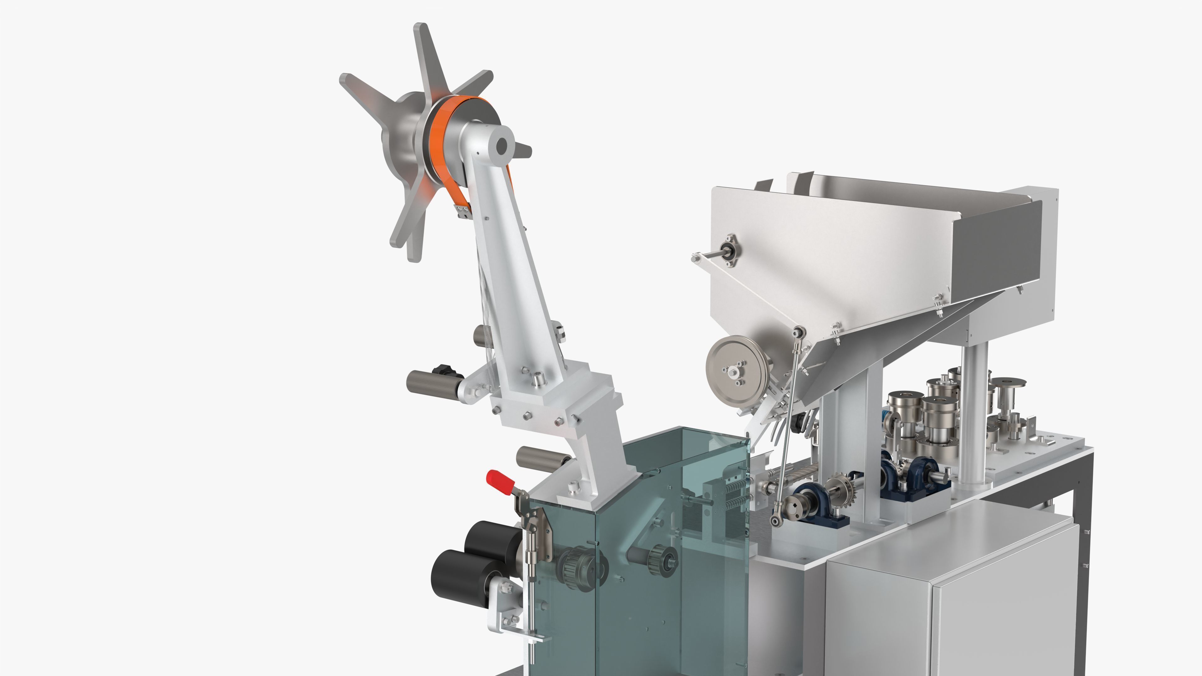 Chopsticks Straw Packing Machine 3D model_13