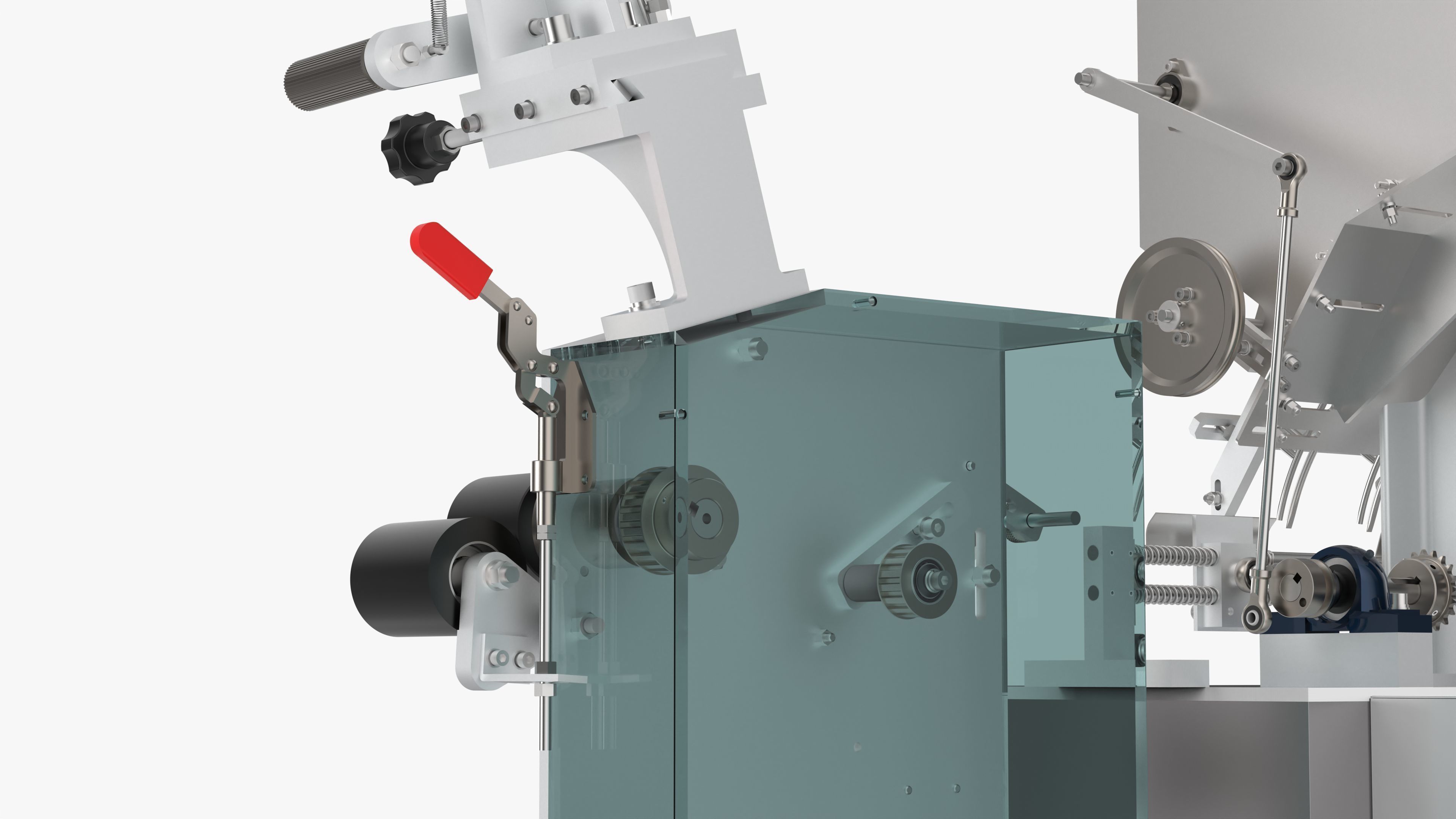 Chopsticks Straw Packing Machine 3D model_15