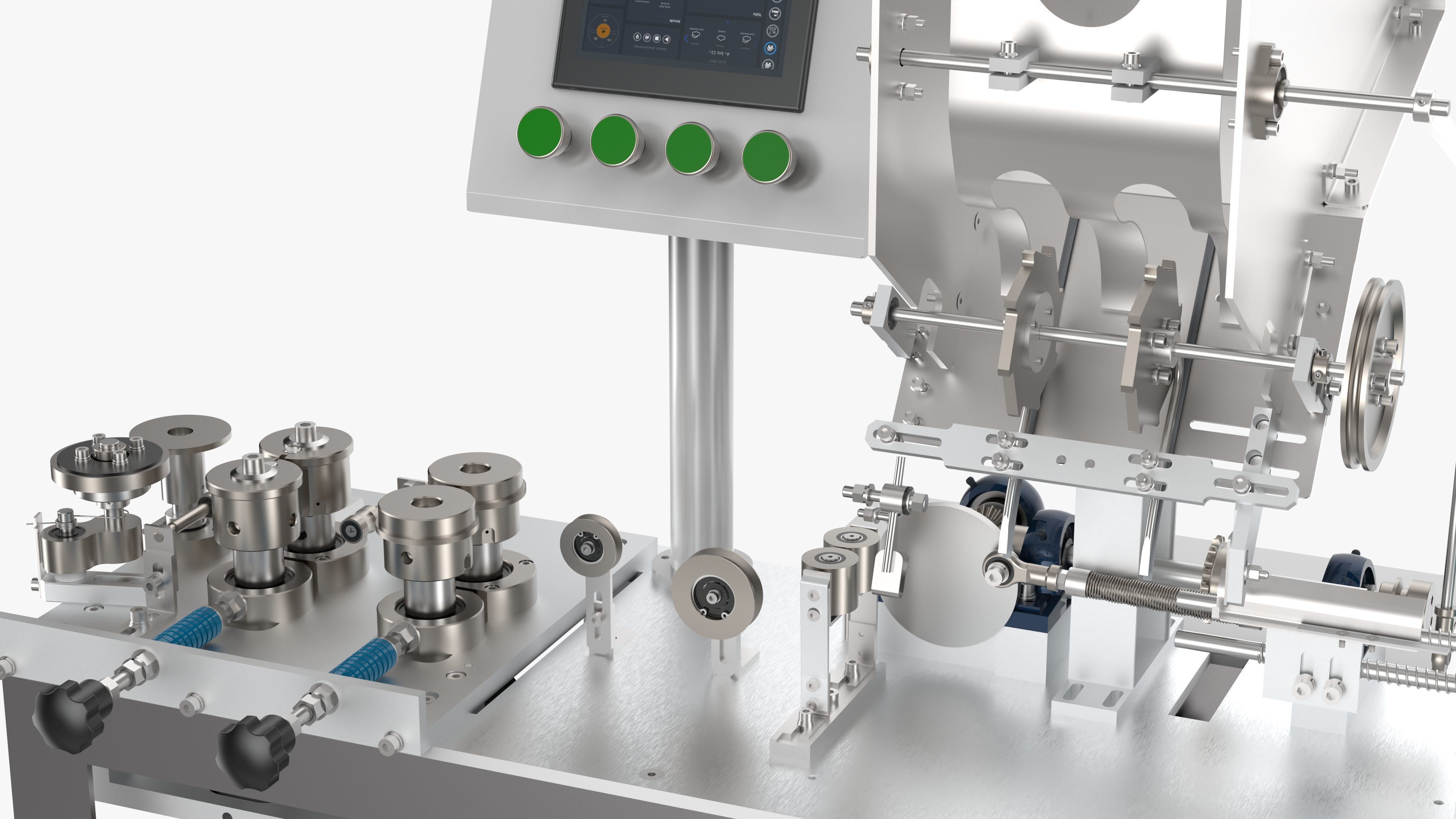 Chopsticks Straw Packing Machine 3D model_11