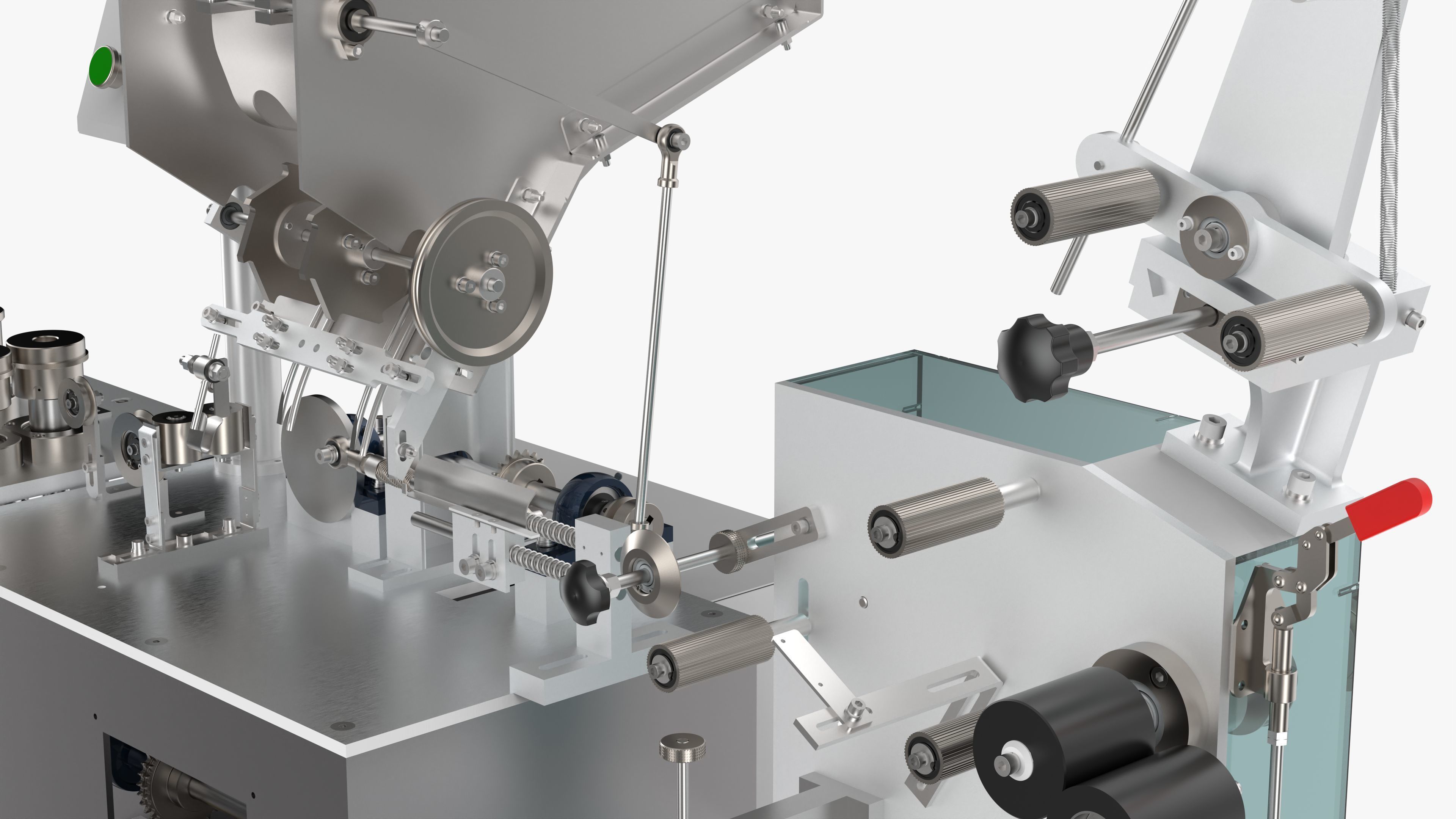 Chopsticks Straw Packing Machine 3D model_17