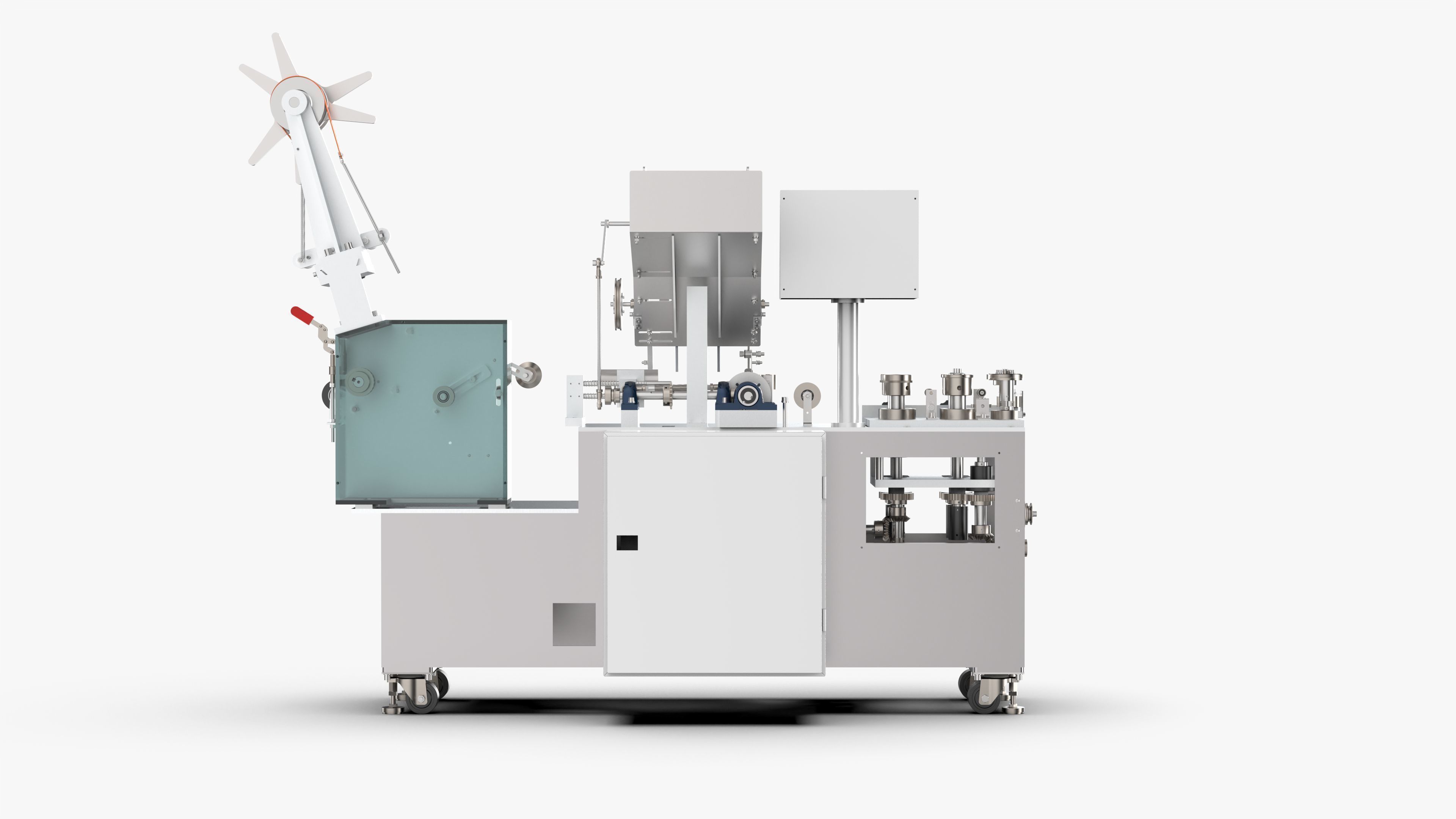 Chopsticks Straw Packing Machine 3D model_7