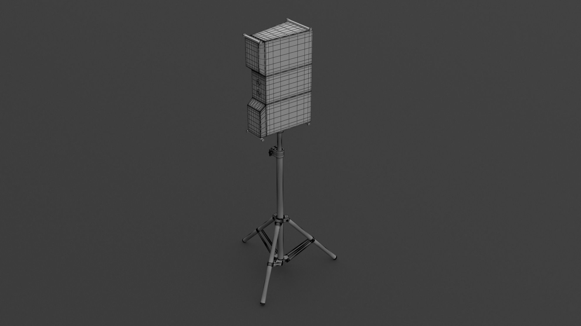 Stage Speaker 3D model_8