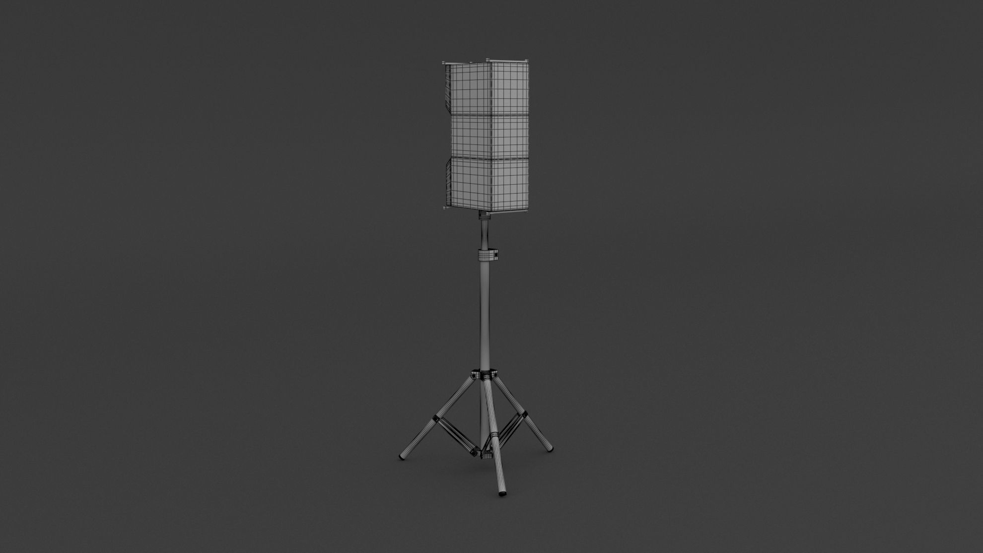 Stage Speaker 3D model_6