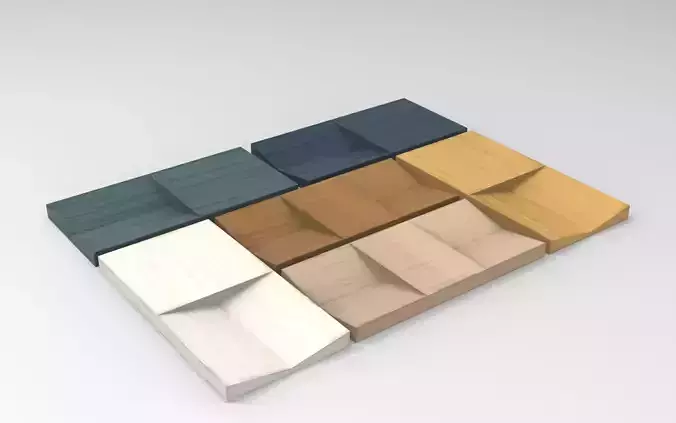 Mintu Desk Organiser Low-poly 3D model