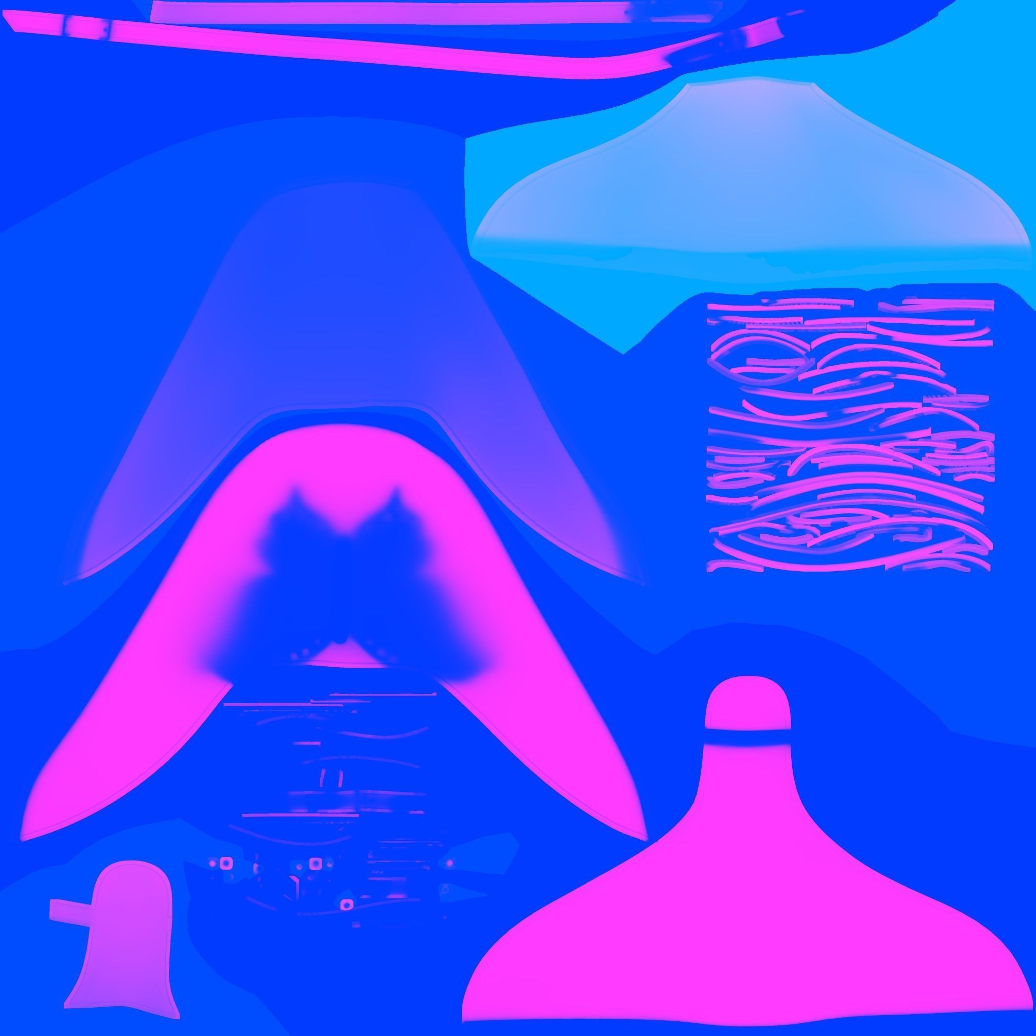 CHRISTIAN DIOR 3D SHOES - WOMAN Low-poly 3D model_16