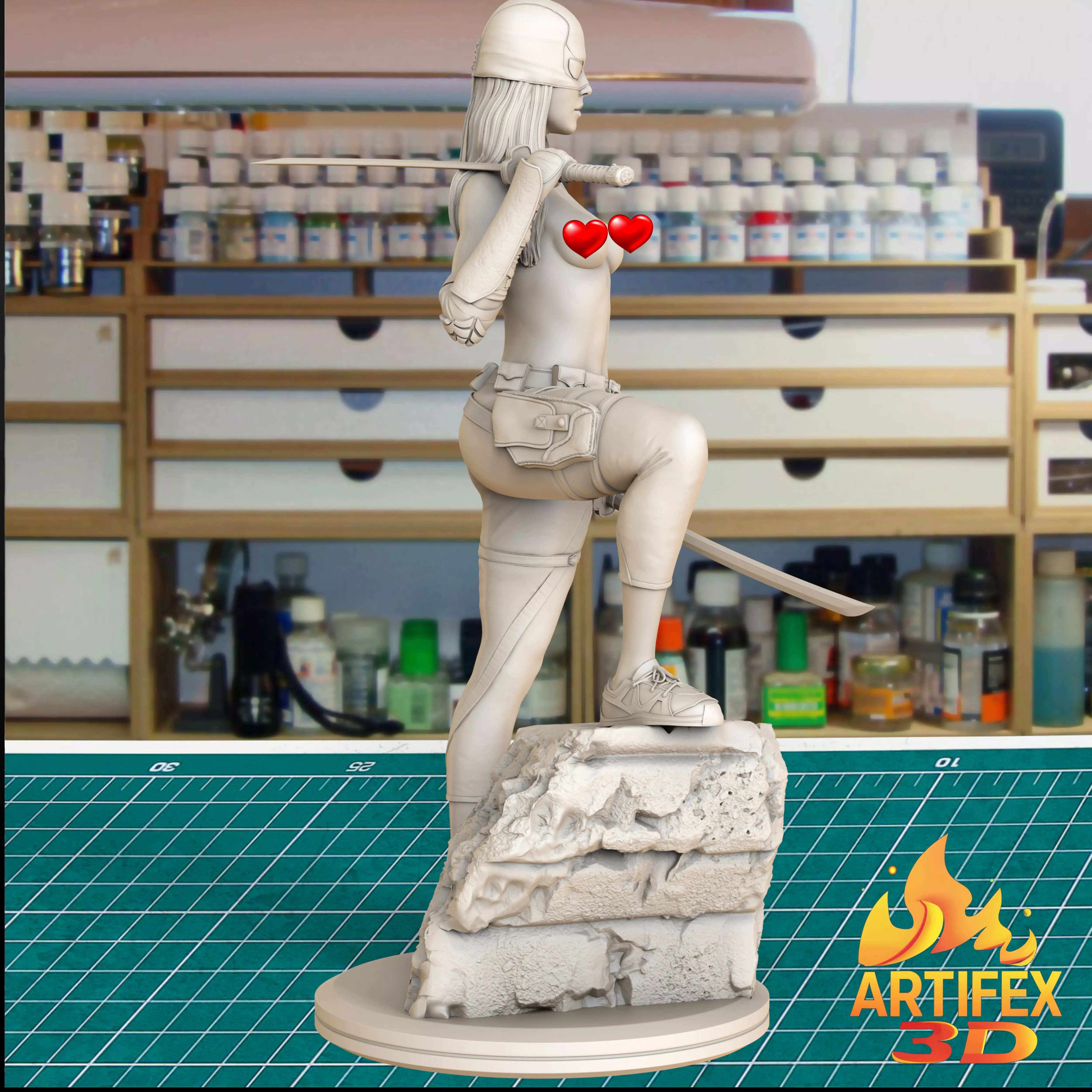 Rose Wilson Ravager 3D print model_0