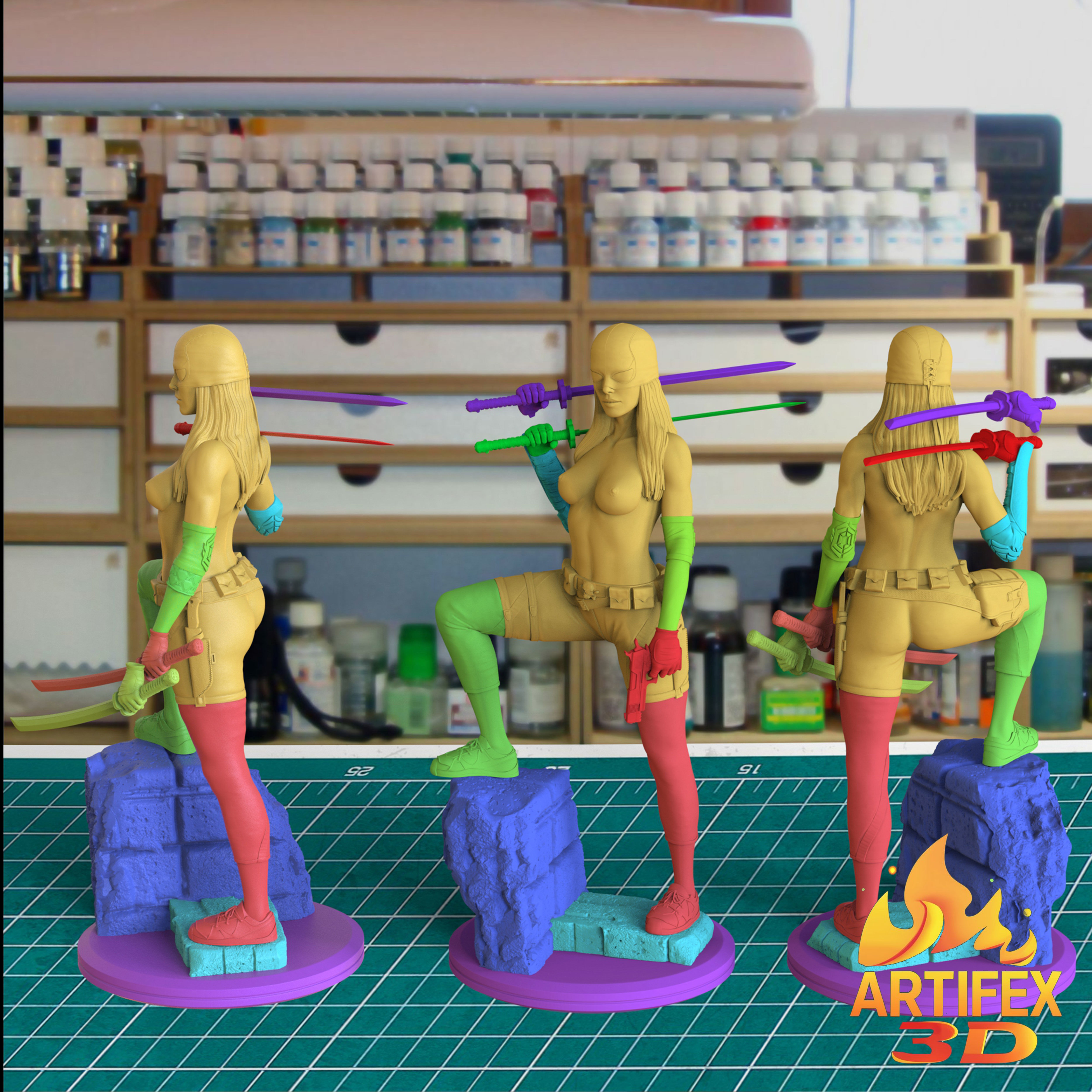 Rose Wilson Ravager 3D print model_2