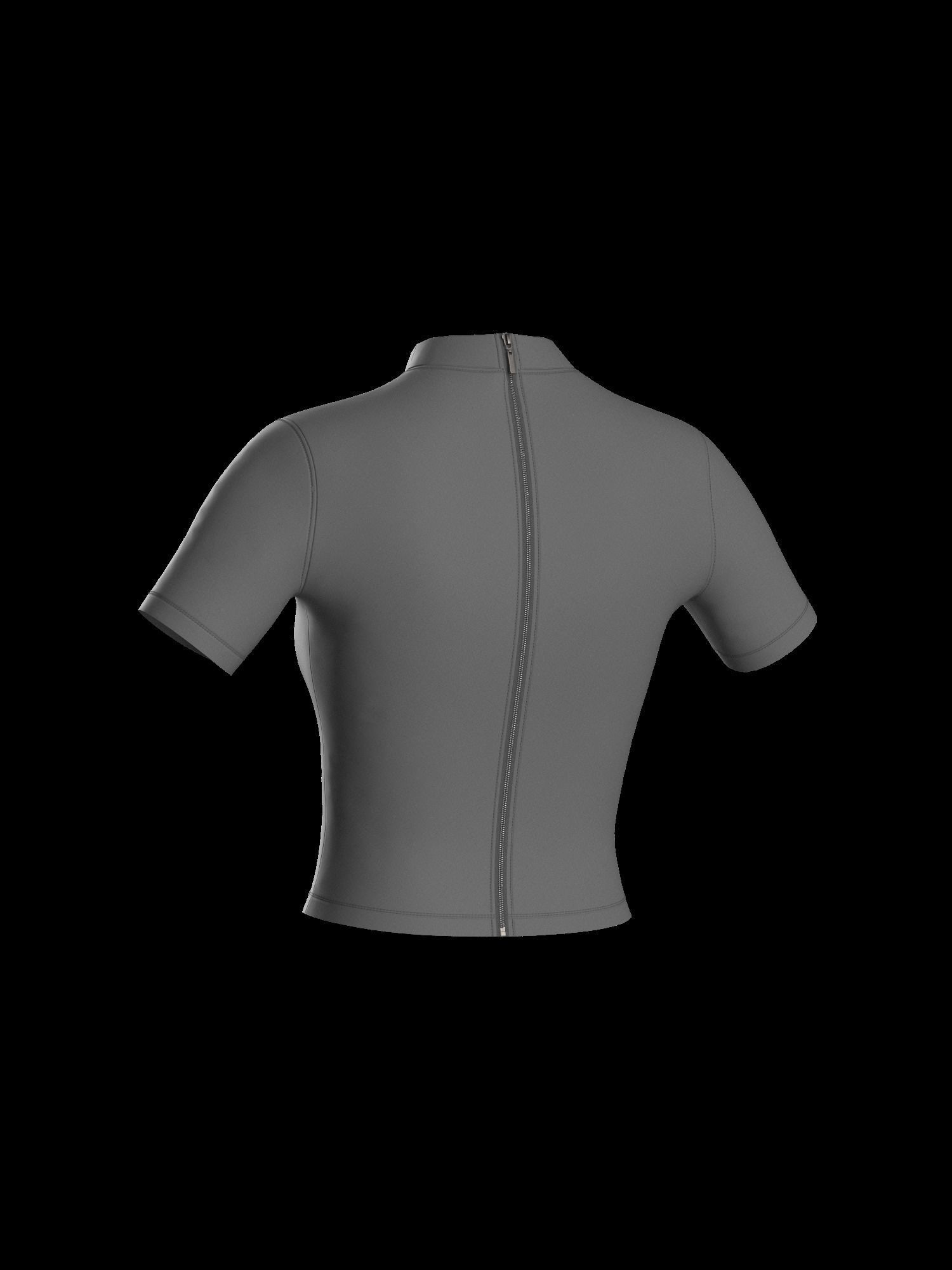 Female top 3D model_16