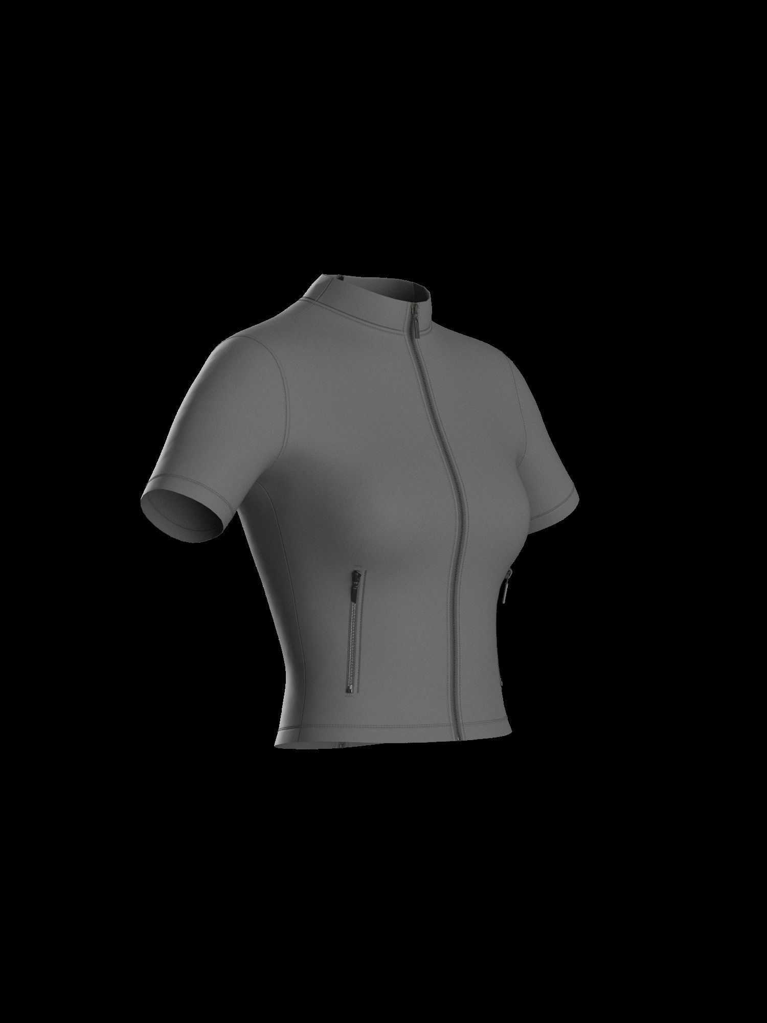 Female top 3D model_9