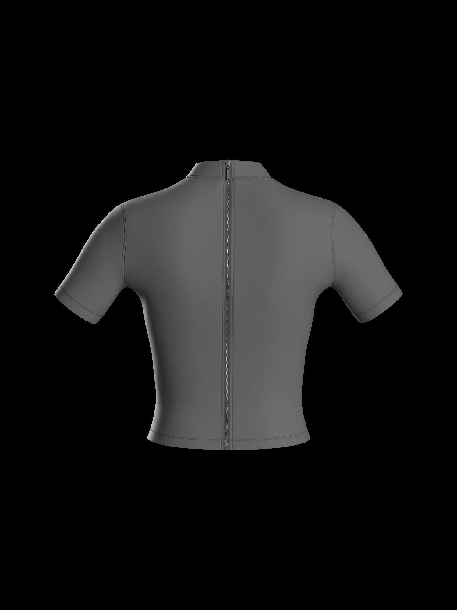 Female top 3D model_15