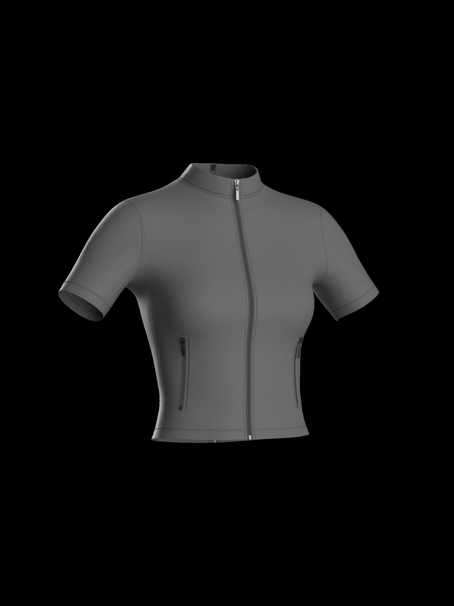 Female top 3D model_2