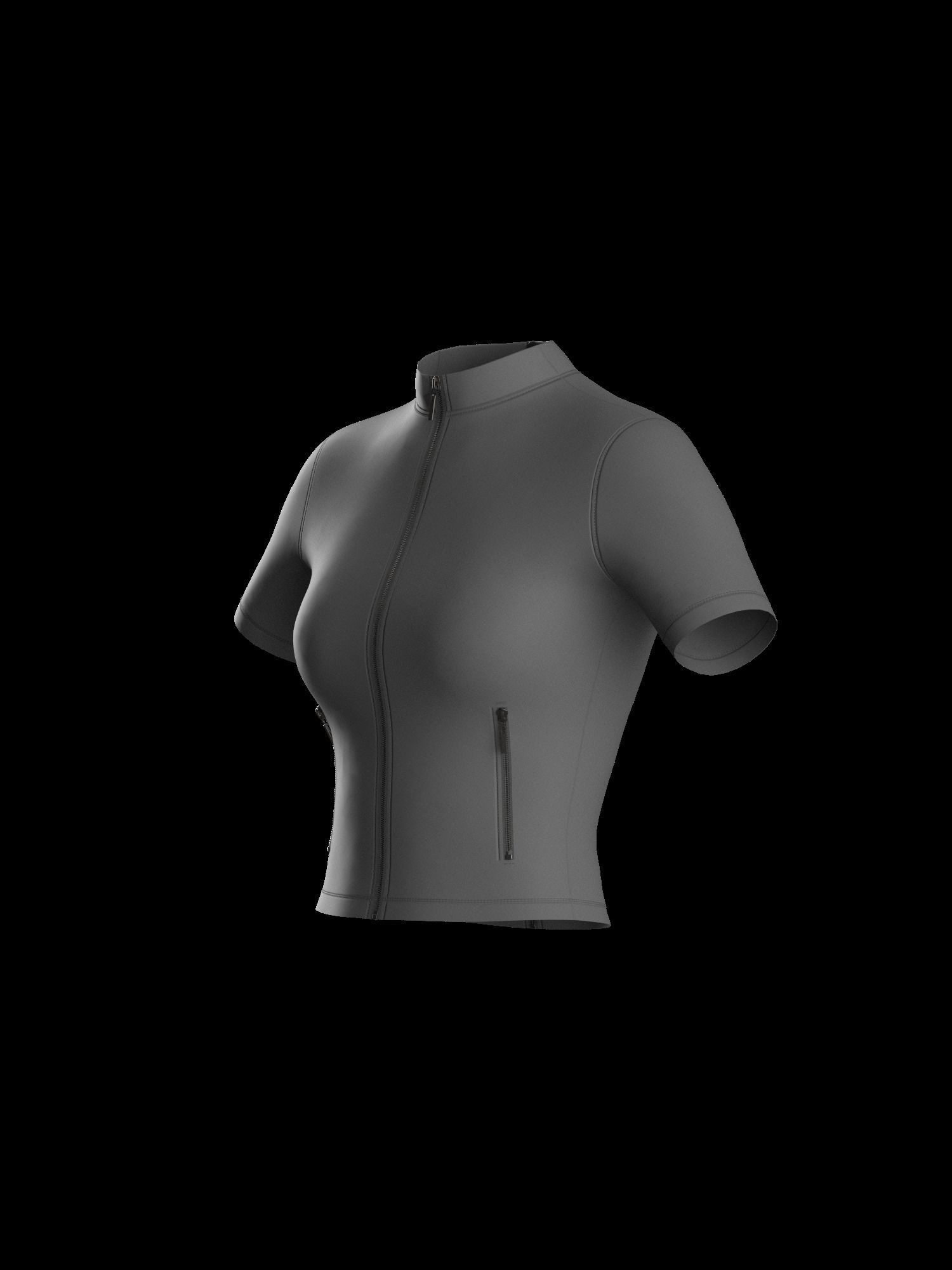 Female top 3D model_7