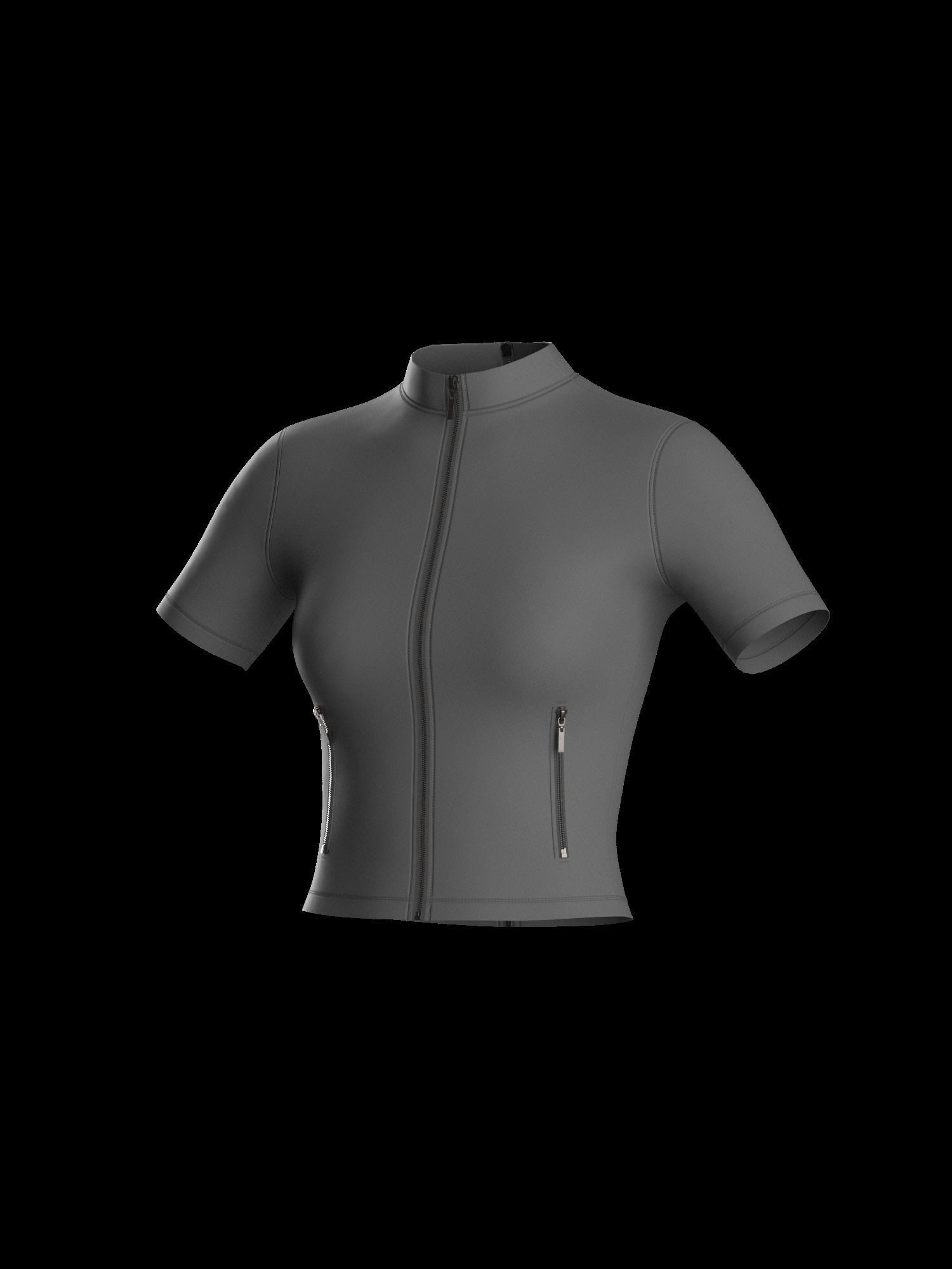 Female top 3D model_8