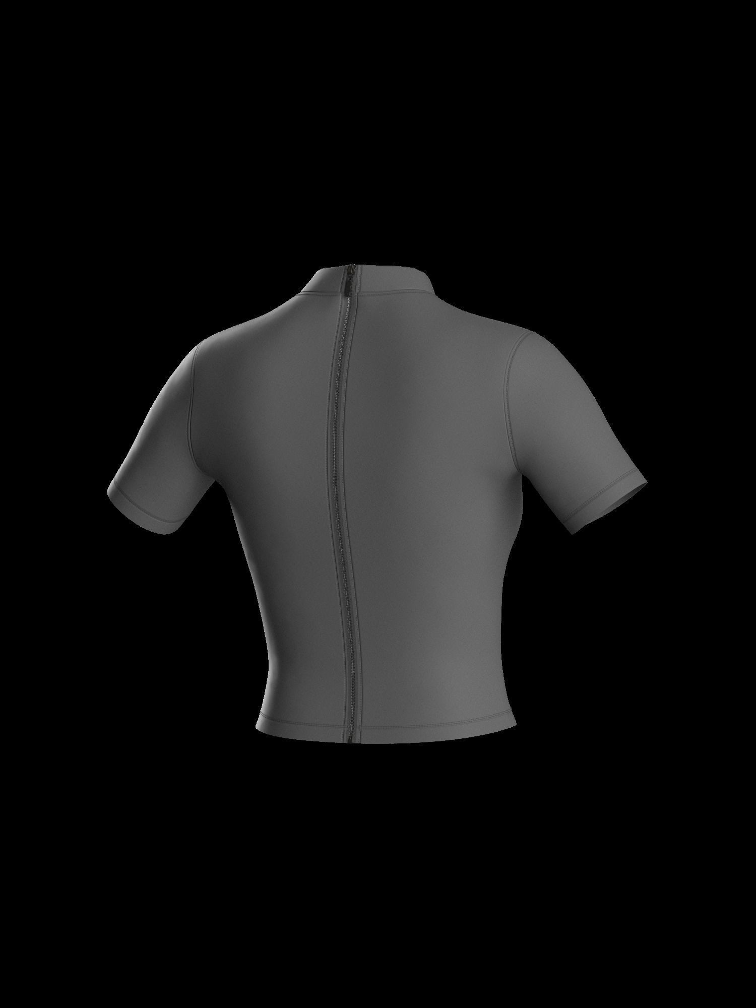 Female top 3D model_14