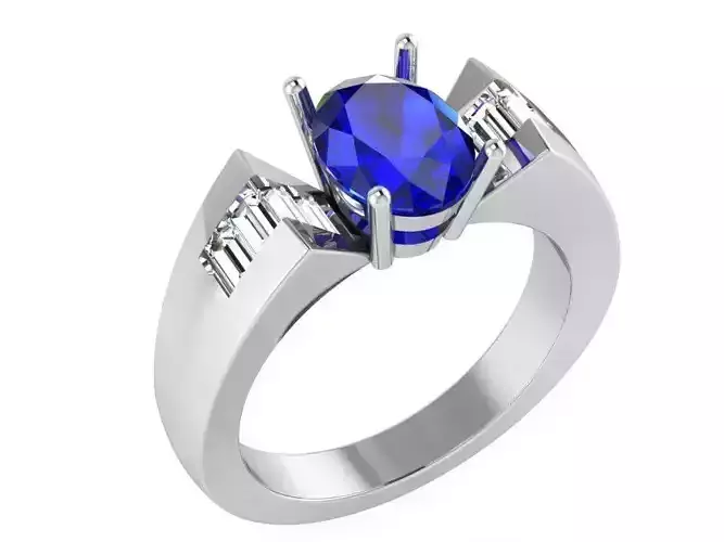 Oval Basket Ring 3125