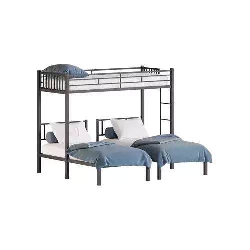 Metal Triple Bunk Beds