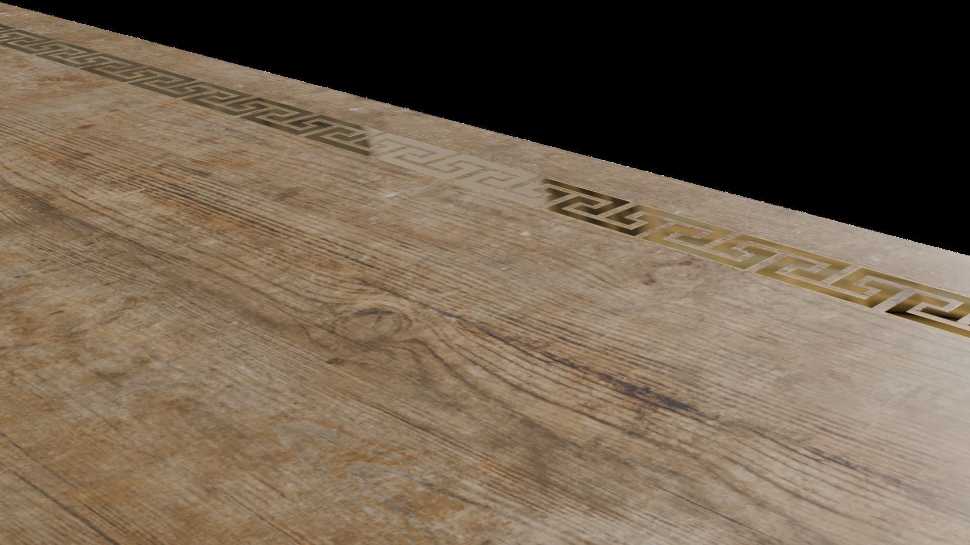 Vintage Table Low-poly 3D model_6