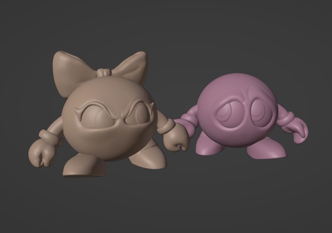 7 in 1 Lala and Lolo 3D print model_4
