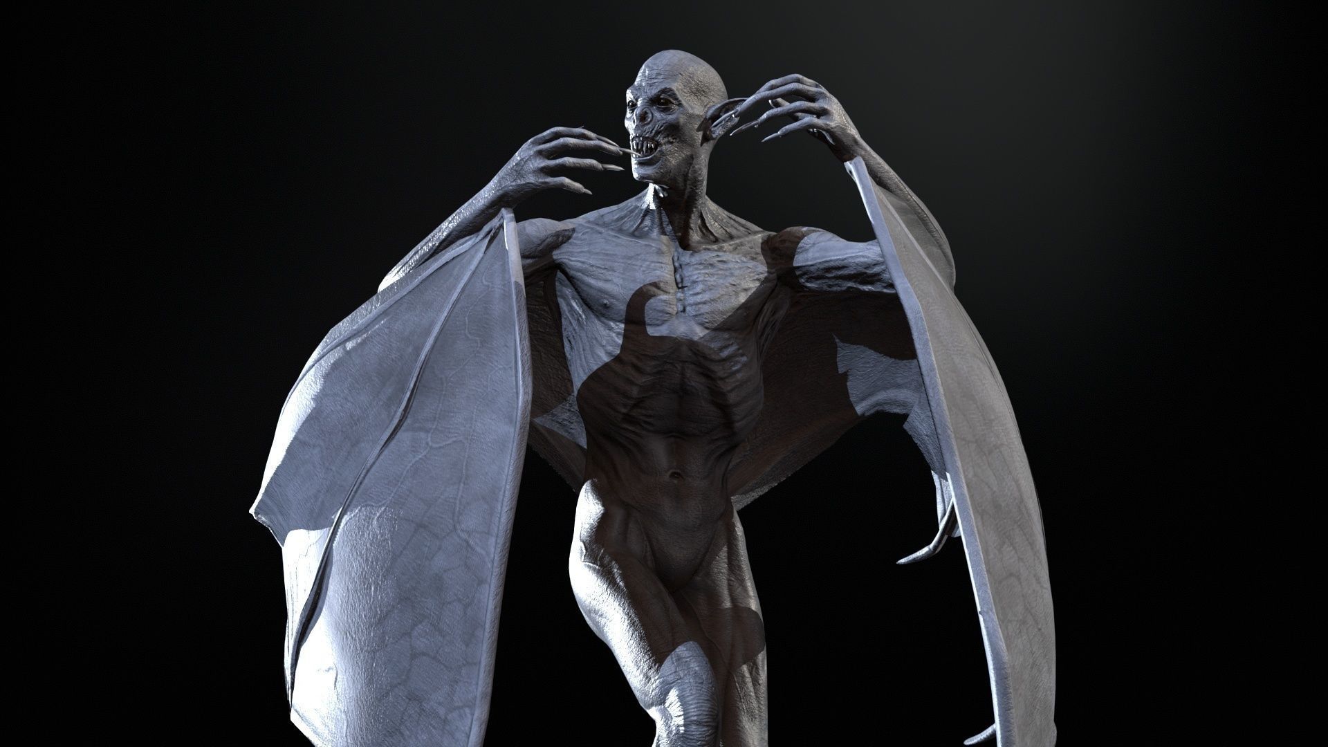 Vampire Low-poly 3D model_30