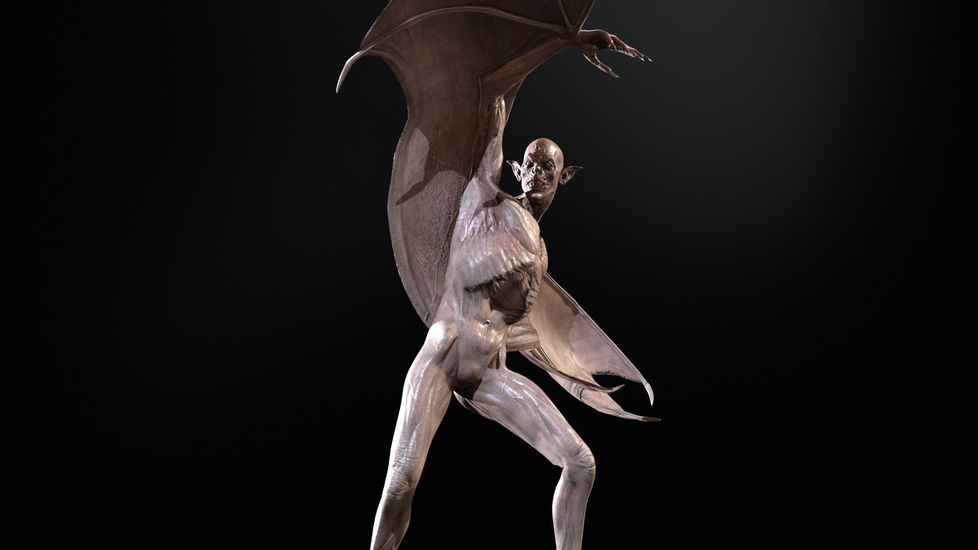 Vampire Low-poly 3D model_26