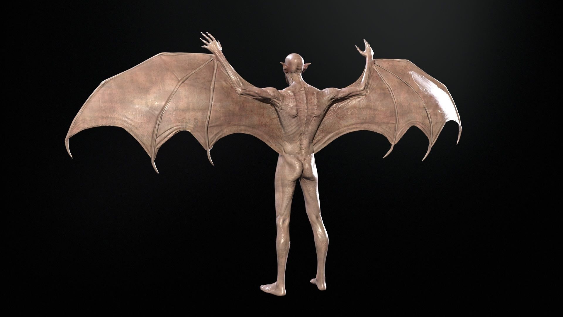 Vampire Low-poly 3D model_11