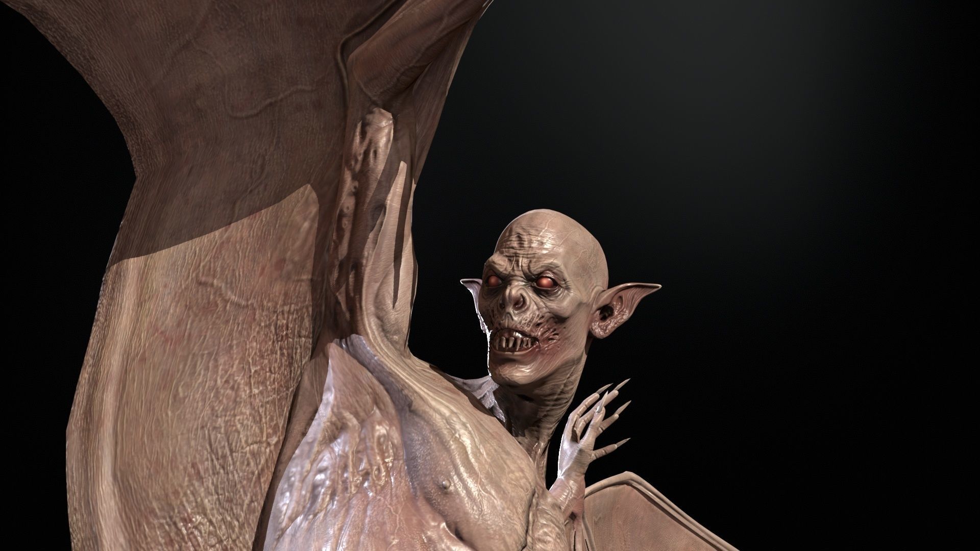 Vampire Low-poly 3D model_27