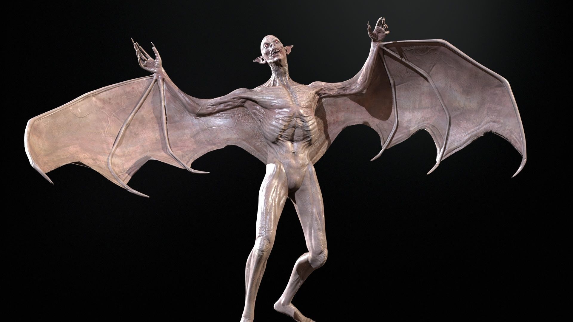 Vampire Low-poly 3D model_24