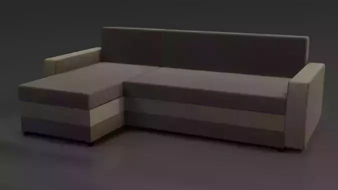 Sofa - Double Color L-shaped