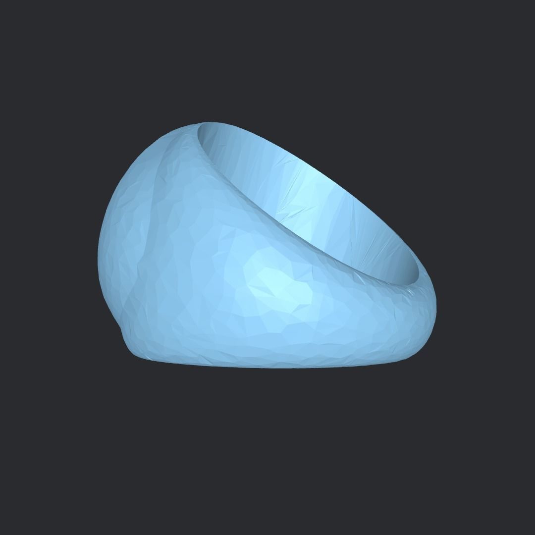 One piece ring Free 3D print model_2