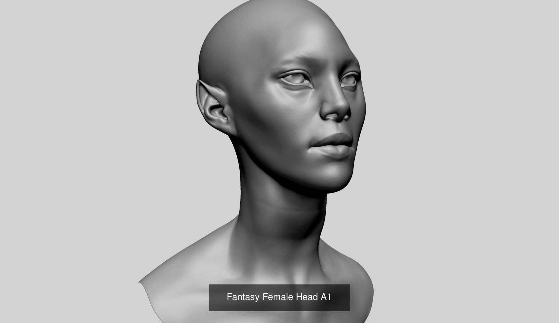 Female Creature Head Collection D _5