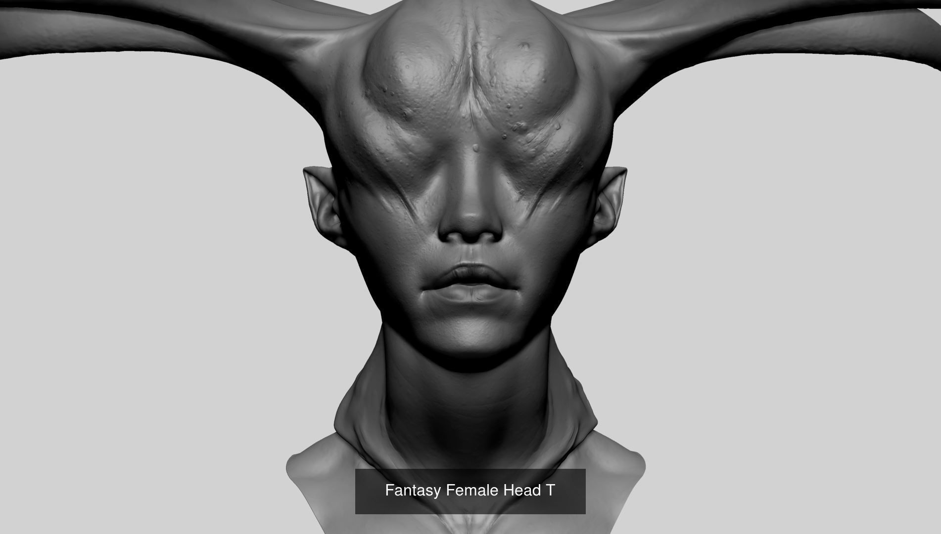 Female Creature Head Collection D _4