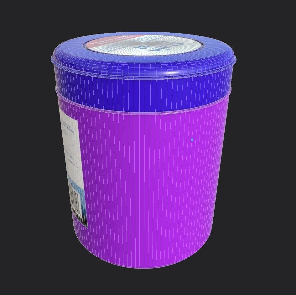 Laundry Lint Remover Low-poly 3D model_6