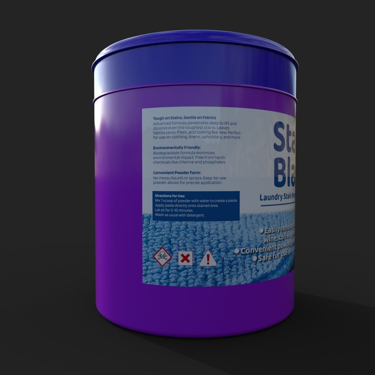 Laundry Lint Remover Low-poly 3D model_4