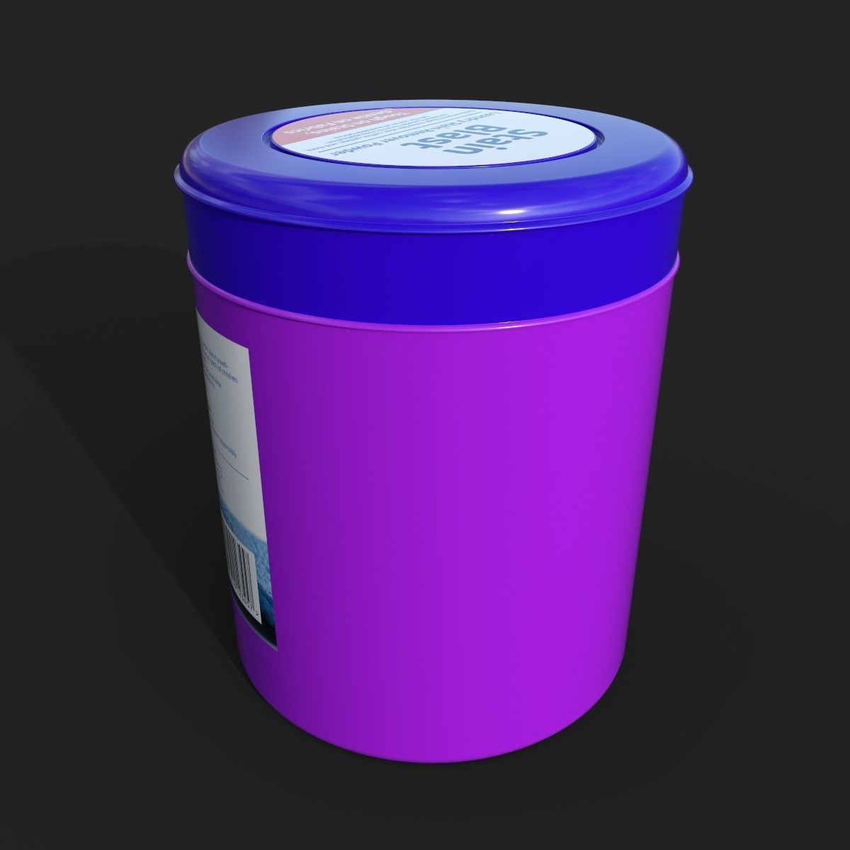 Laundry Lint Remover Low-poly 3D model_5