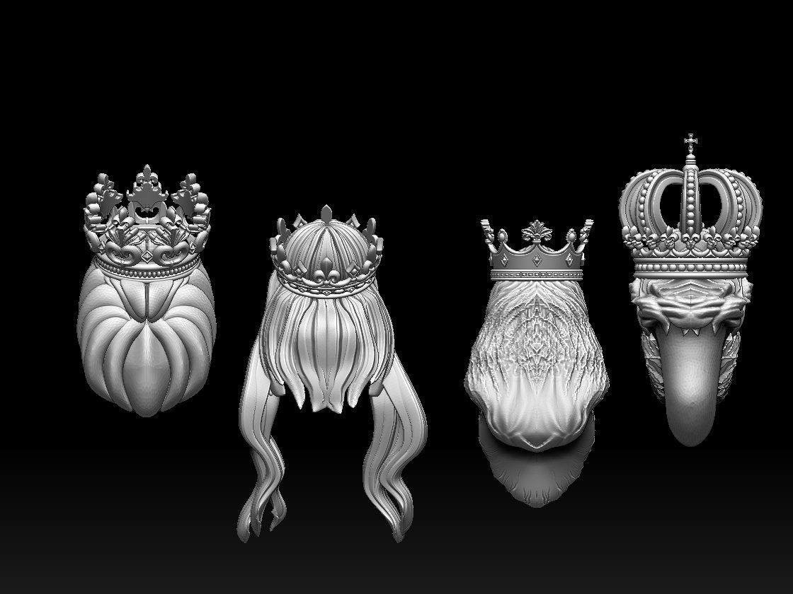 KING PRINCE QUEEN PRINCESSE 3D print model_41