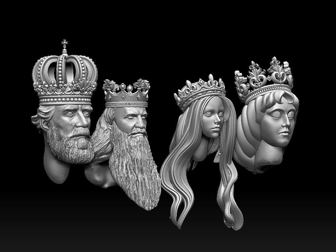 KING PRINCE QUEEN PRINCESSE 3D print model_29