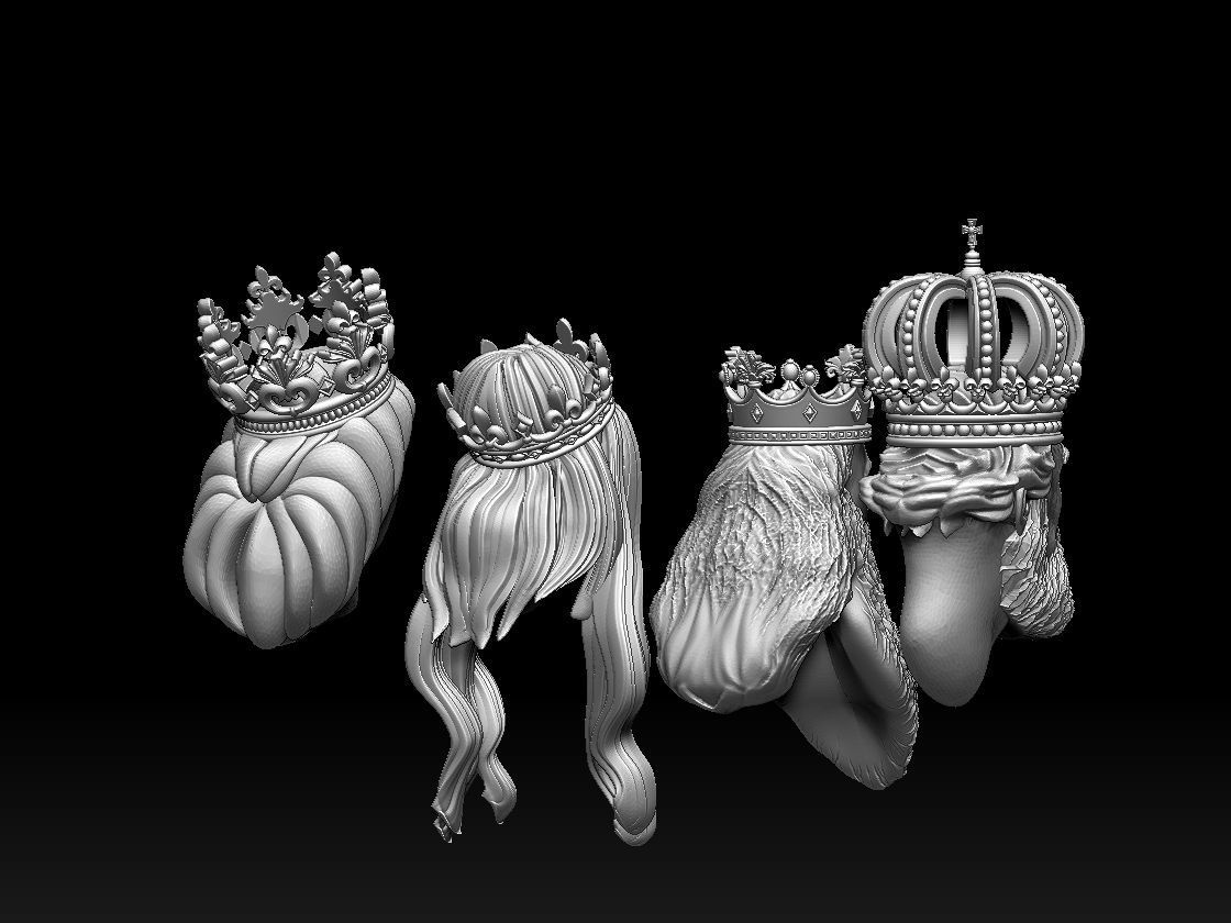 KING PRINCE QUEEN PRINCESSE 3D print model_3
