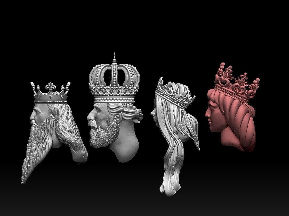 KING PRINCE QUEEN PRINCESSE 3D print model_54
