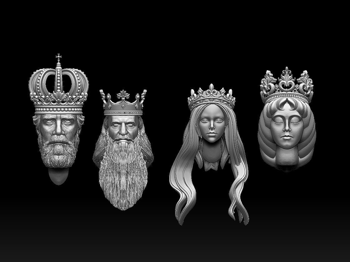 KING PRINCE QUEEN PRINCESSE 3D print model_45