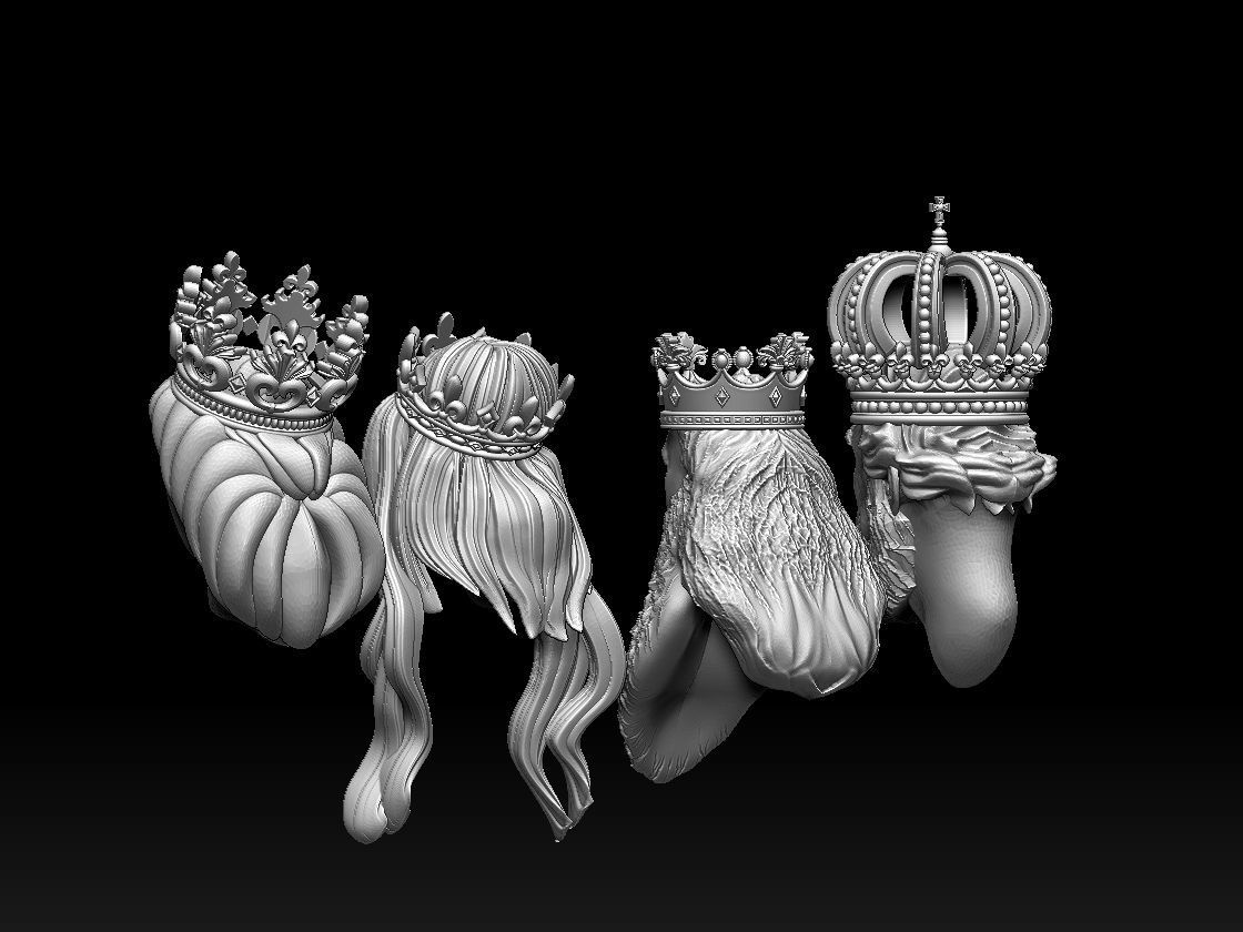 KING PRINCE QUEEN PRINCESSE 3D print model_15