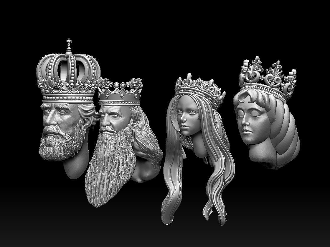 KING PRINCE QUEEN PRINCESSE 3D print model_2