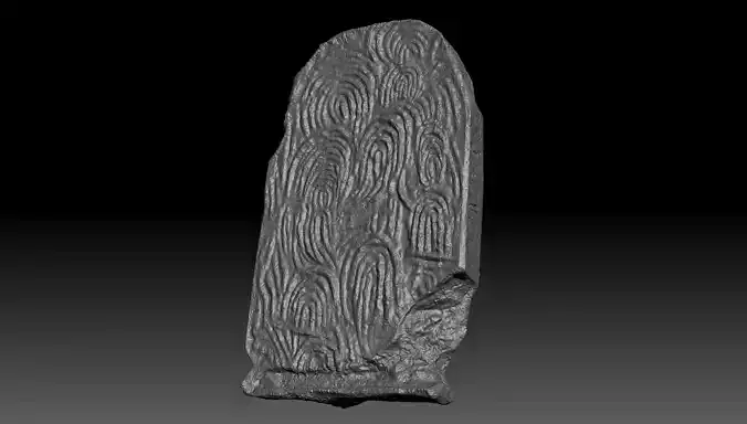 Fingerprint Stone Shield - Elden Ring weapon 3D print model