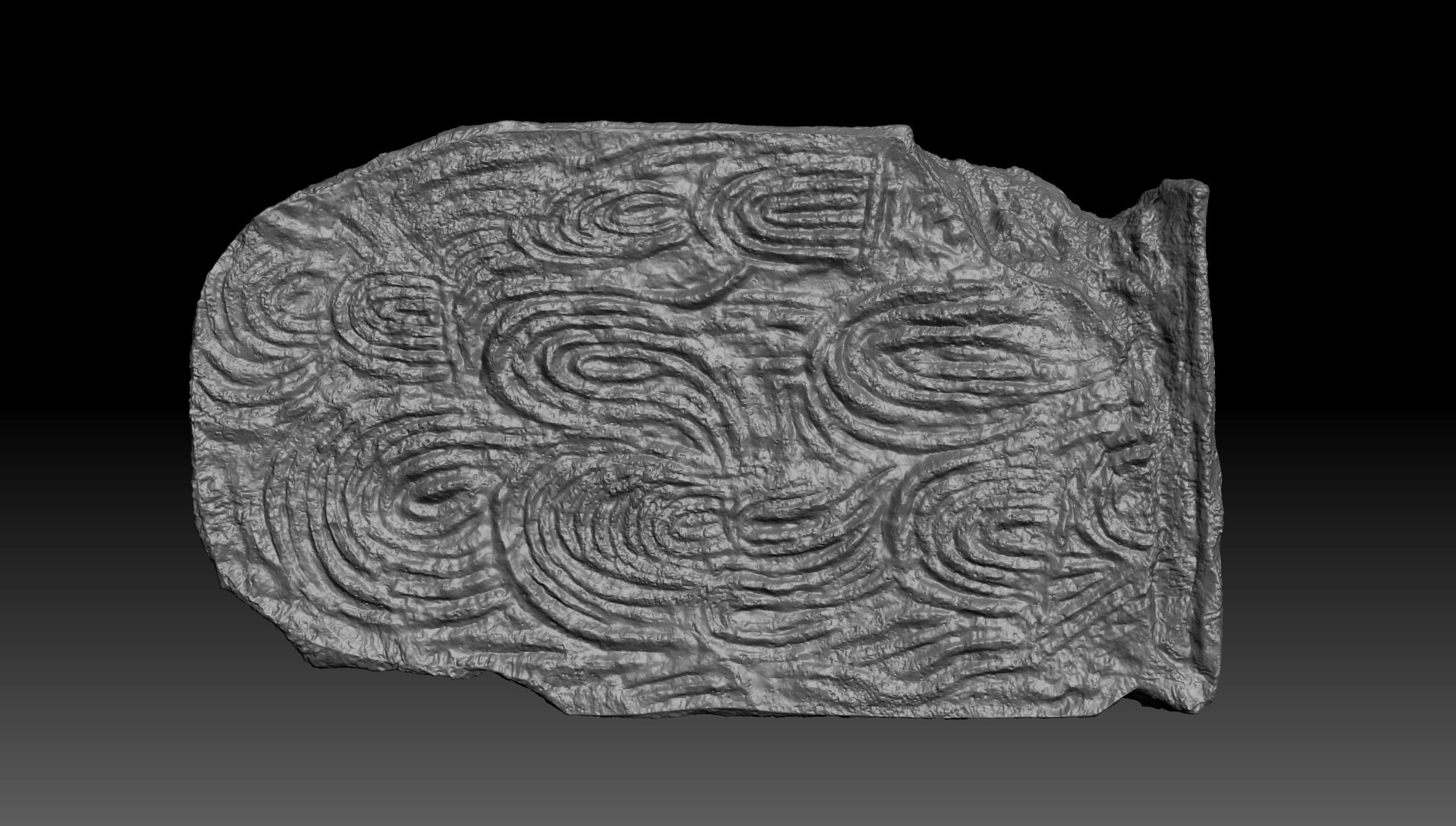 Fingerprint Stone Shield - Elden Ring weapon 3D print model_2